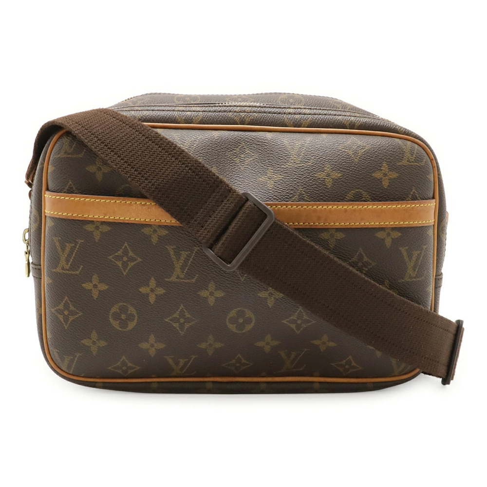 LOUIS VUITTON Monogram Reporter Shoulder Bag Crossbody